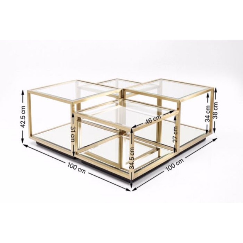 Coffee Table Luigi Gold